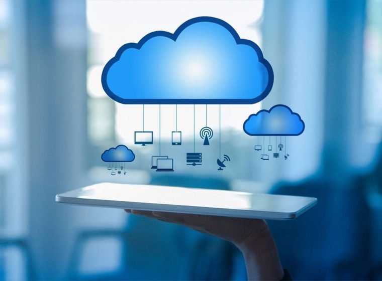 Cloud computing services on a tablet